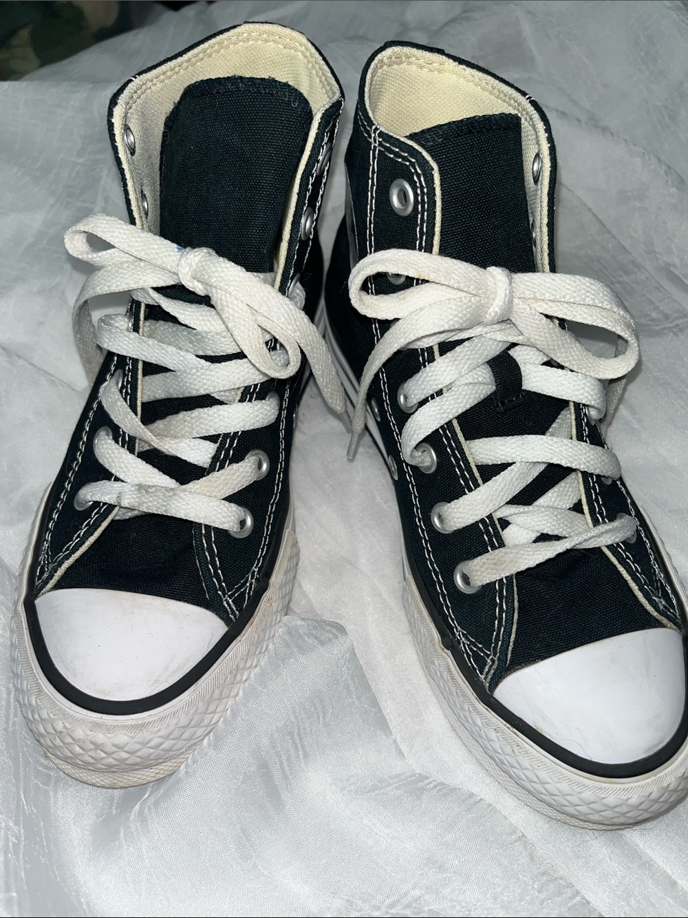 Converse Kids Black & White High-Top Sneakers